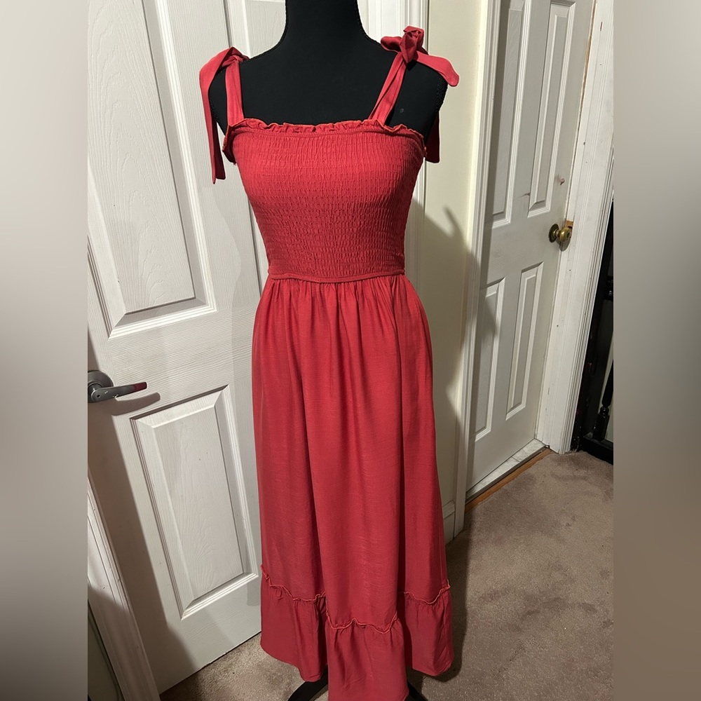 Boho Dress with Tie Strap
